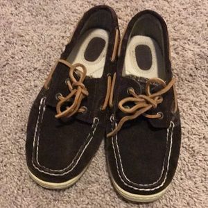 Brown Suede Sperry's